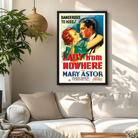 "Lady From Nowhere" (1936) Framed Movie Poster