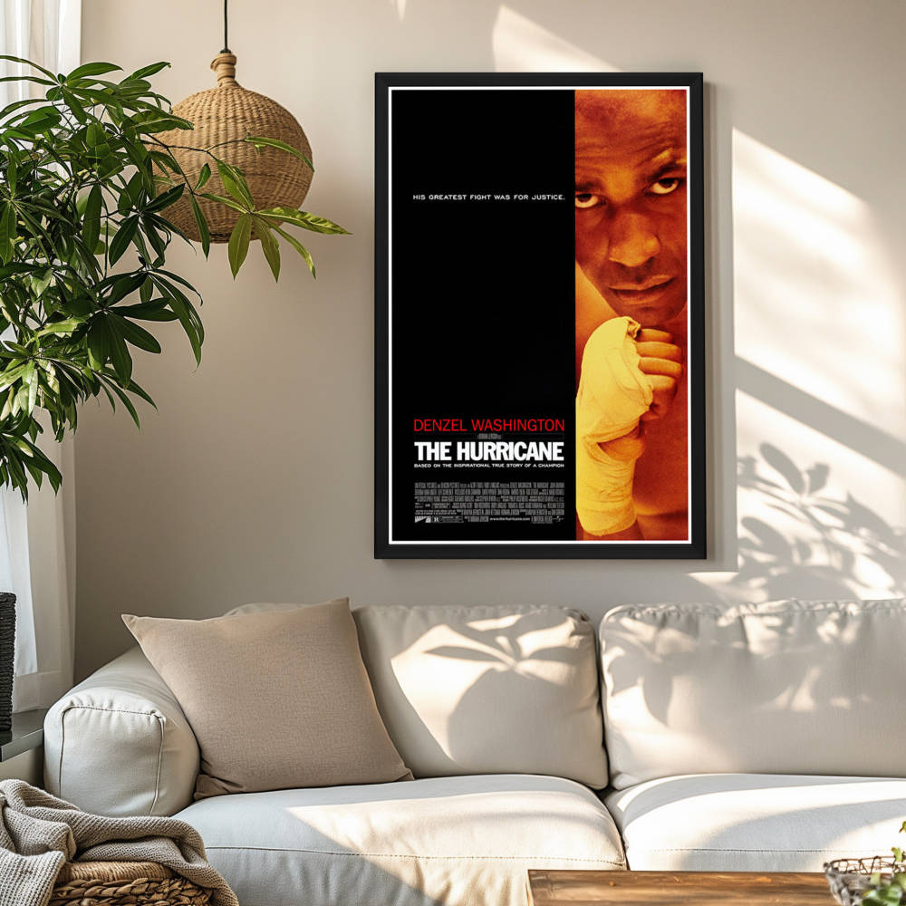 "Hurricane" (1999) Framed Movie Poster