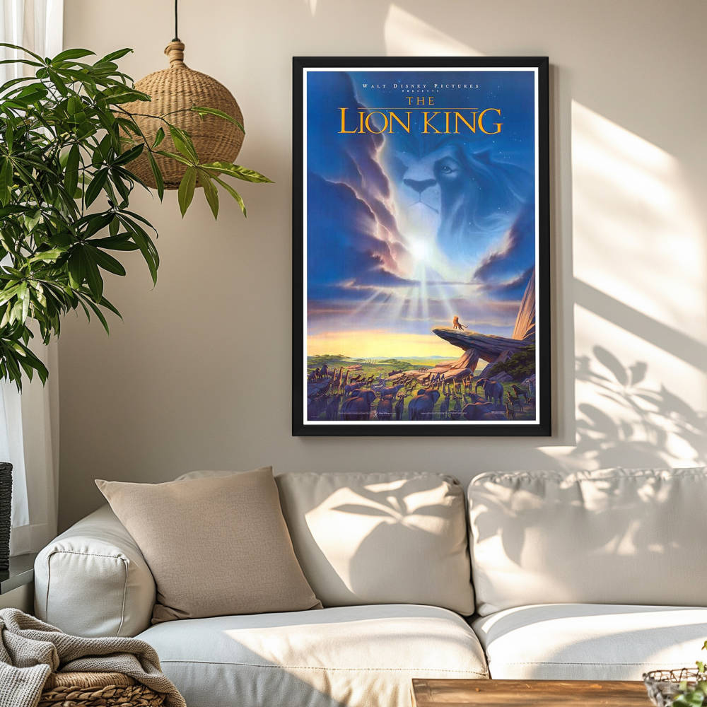 "Lion King" (1994) Framed Movie Poster