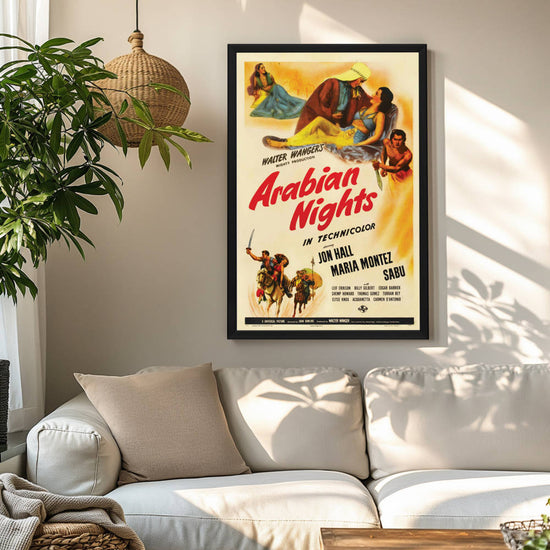 "Arabian Nights" (1942) Framed Movie Poster