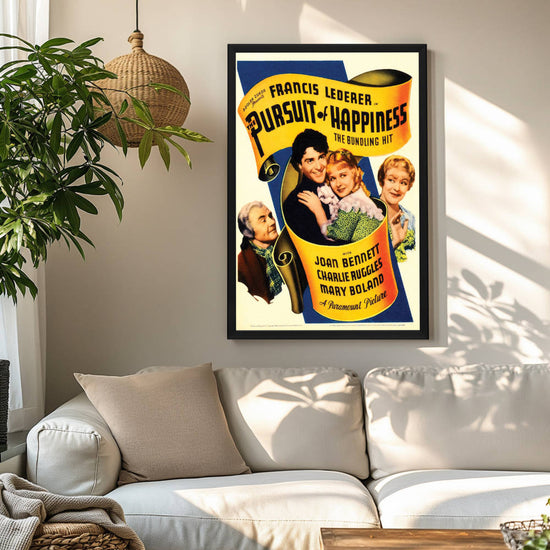 "Pursuit Of Happiness" (1934) Framed Movie Poster