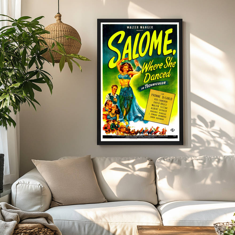 "Salome Where She Danced" (1945) Framed Movie Poster
