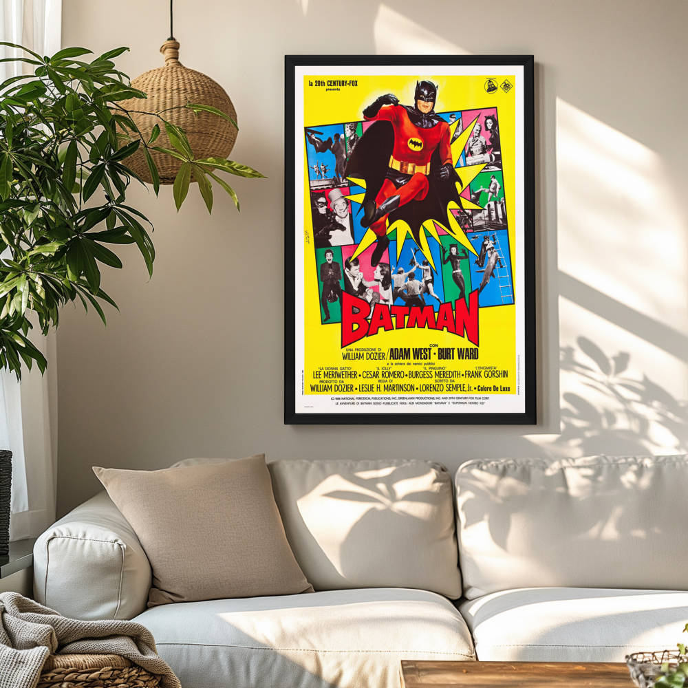 "Batman" (1966) Framed Movie Poster