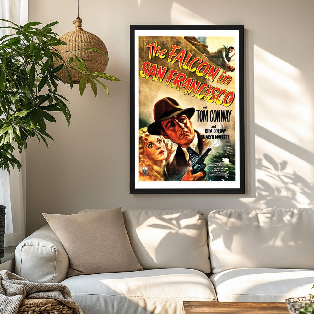 "Falcon In San Francisco" (1945) Framed Movie Poster