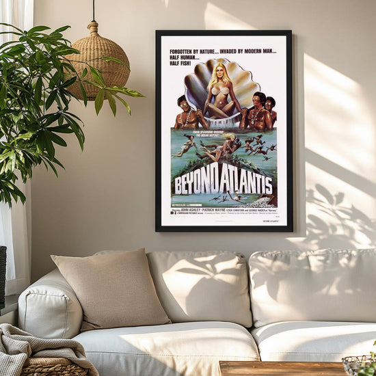 "Beyond Atlantis" (1973) Framed Movie Poster