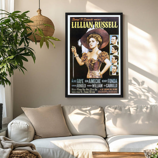 "Lillian Russell" (1940) Framed Movie Poster