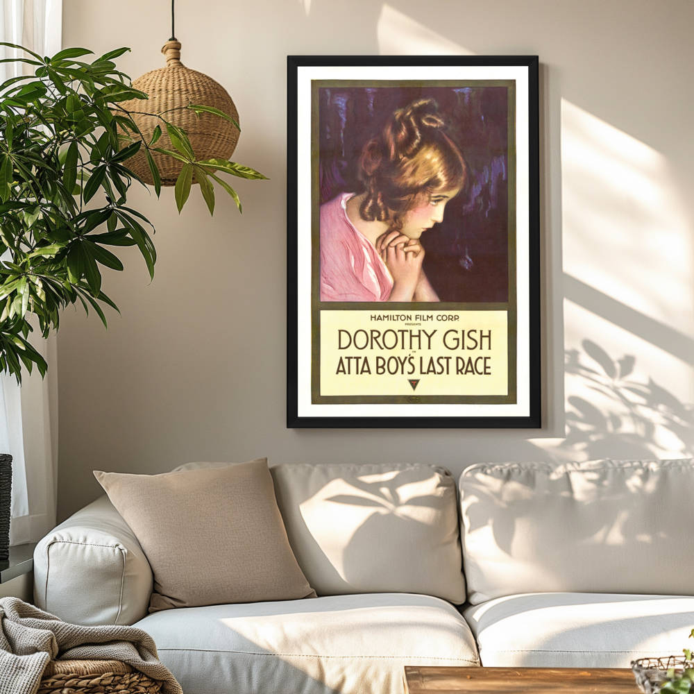 "Atta Boy's Last Race" (1916) Framed Movie Poster