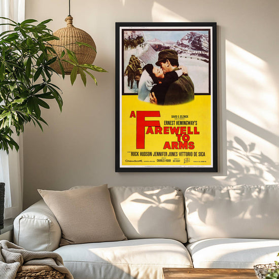 "Farewell To Arms" (1957) Framed Movie Poster