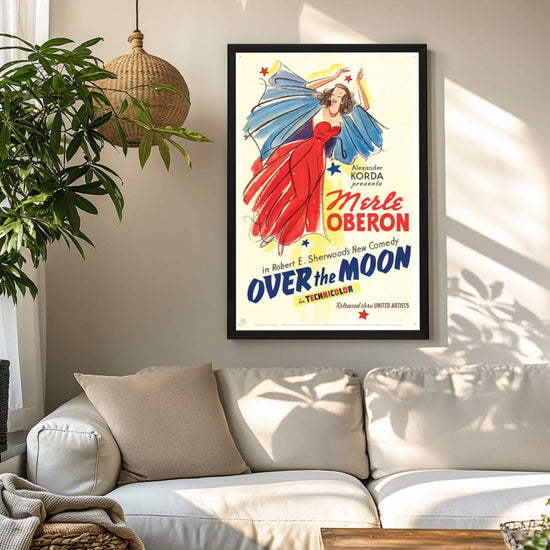 "Over The Moon" (1939) Framed Movie Poster