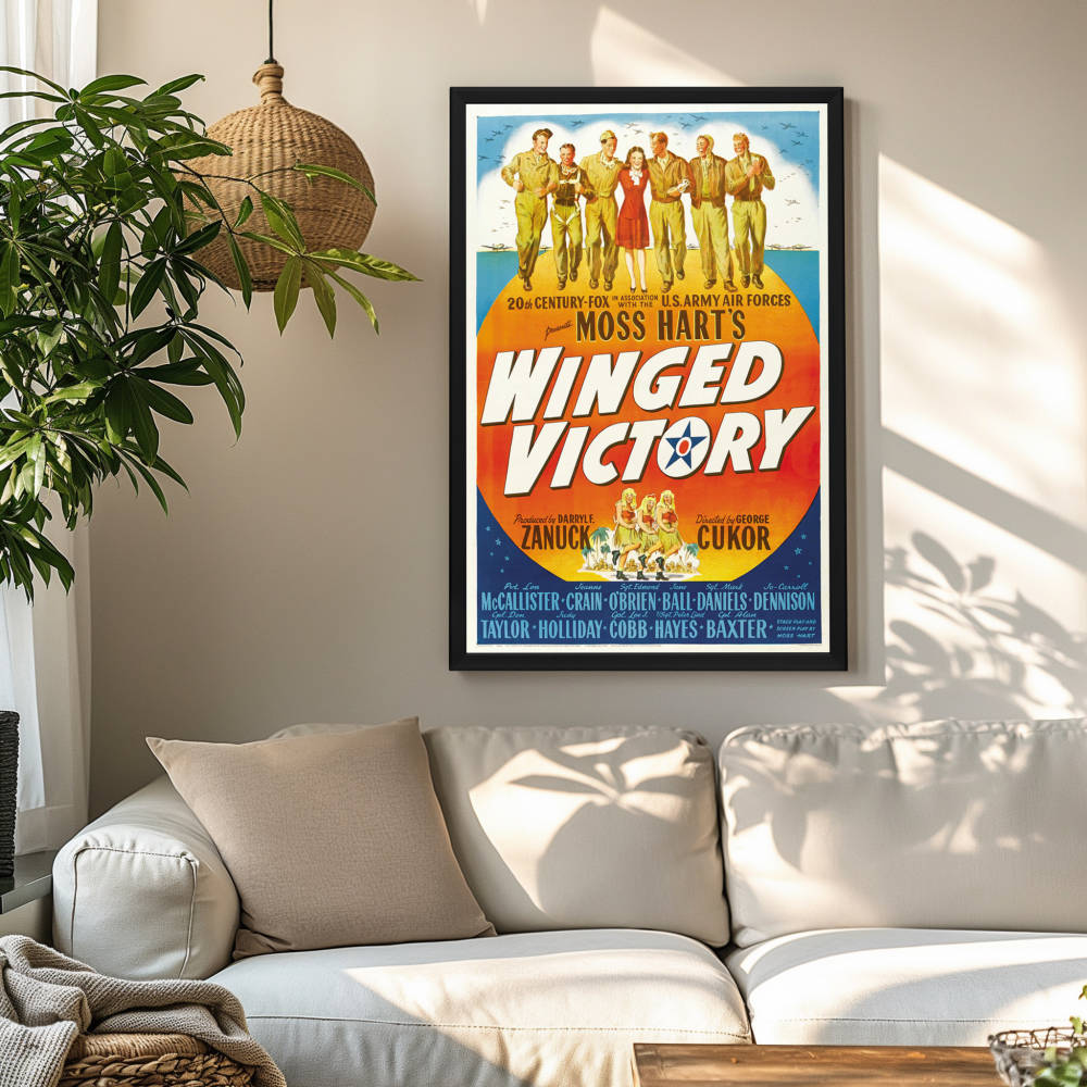 "Winged Victory" (1944) Framed Movie Poster