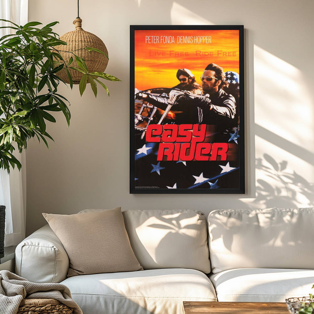 "Easy Rider" (1969) Framed Movie Poster