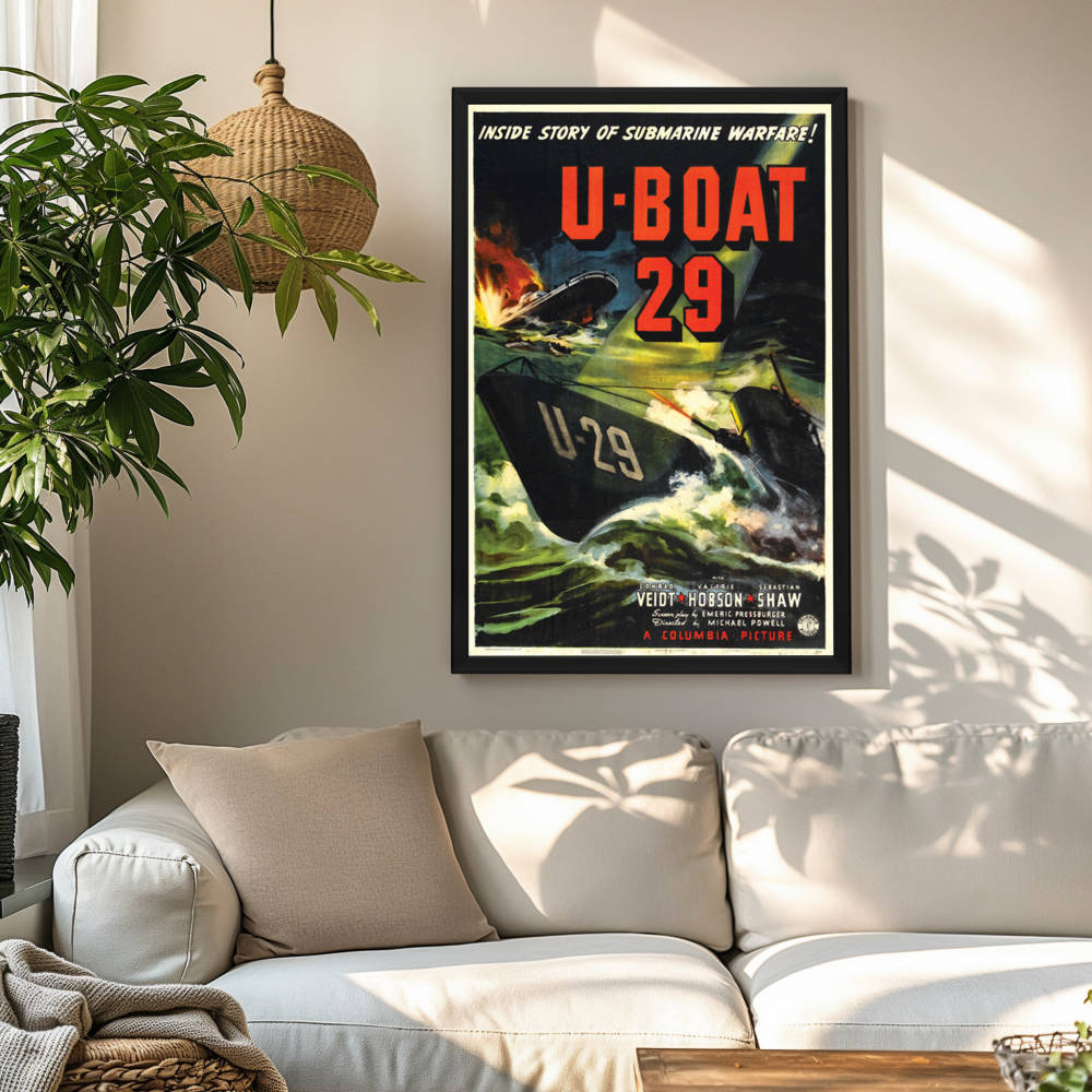 "U-Boat 29" (1939) Framed Movie Poster