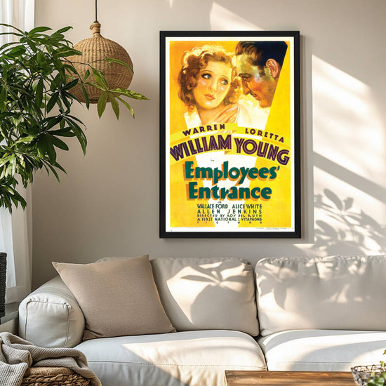 "Employees' Entrance" (1933) Framed Movie Poster