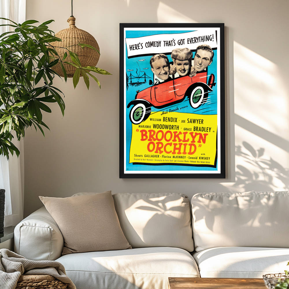 "Brooklyn Orchid" (1942) Framed Movie Poster