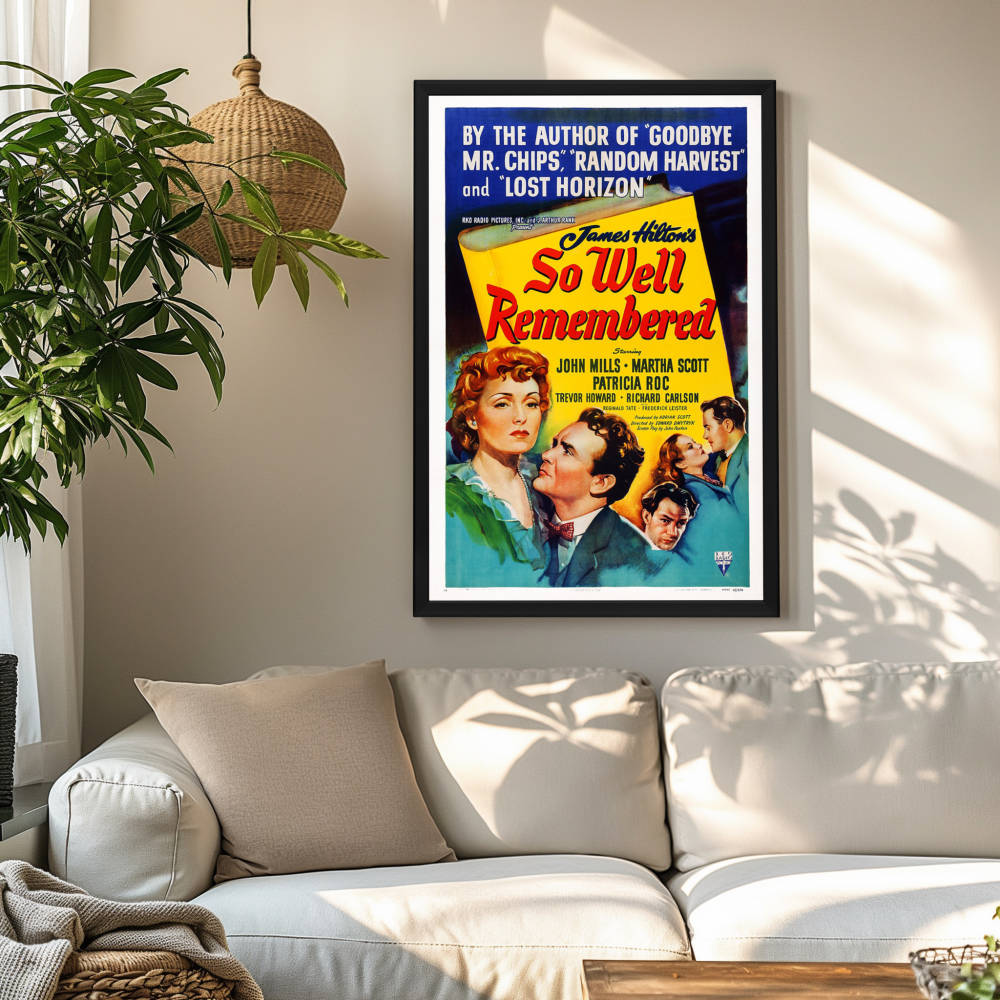 "So Well Remembered" (1947) Framed Movie Poster