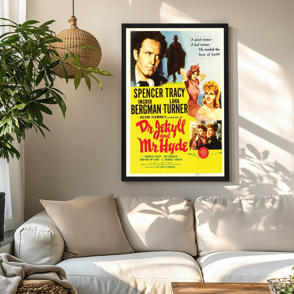 "Dr. Jekyll And Mr. Hyde" (1941) Framed Movie Poster