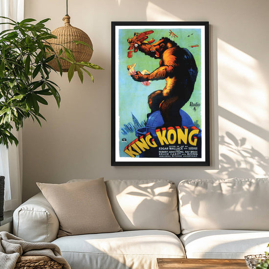 "King Kong" (1933) Framed Movie Poster