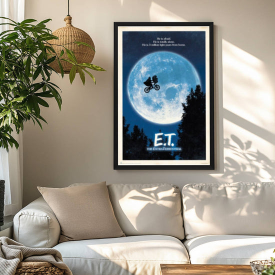 "E.T. The Extra-Terrestrial" (1982) Framed Movie Poster