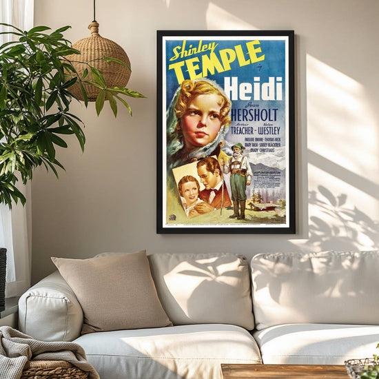 "Heidi" (1937) Framed Movie Poster