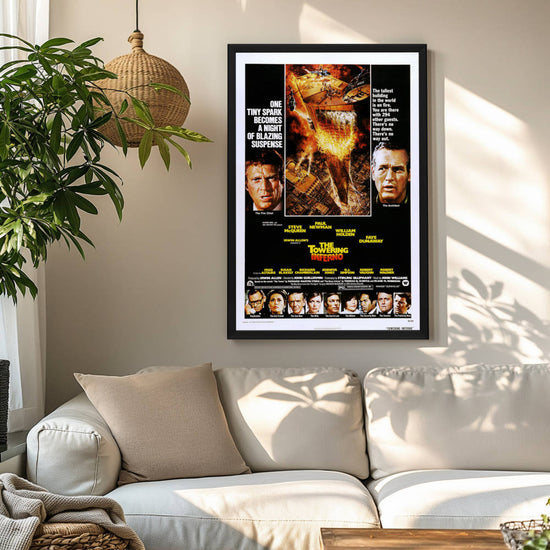 "Towering Inferno" (1974) Framed Movie Poster