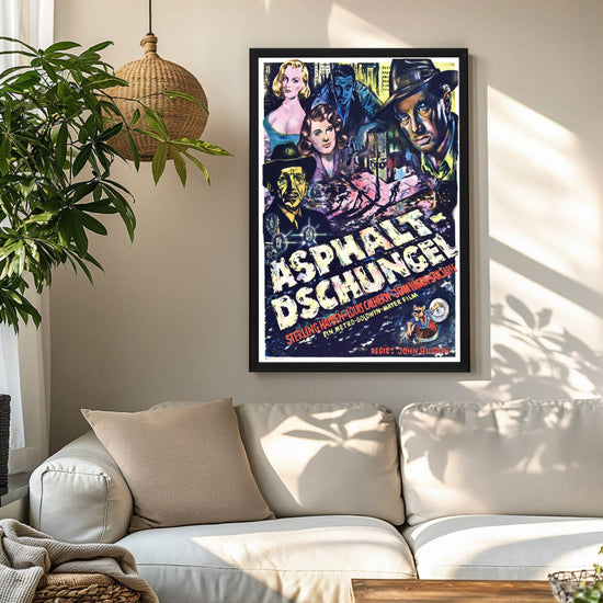 "Asphalt Jungle" (1950) Framed Movie Poster