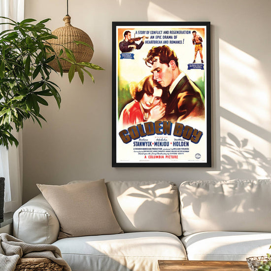 "Golden Boy" (1939) Framed Movie Poster