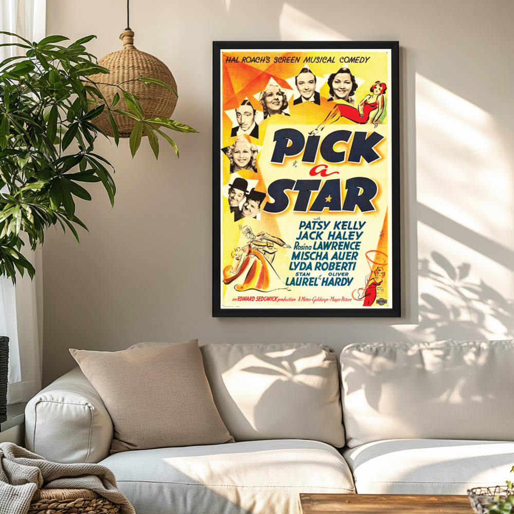 "Pick A Star" (1937) Framed Movie Poster