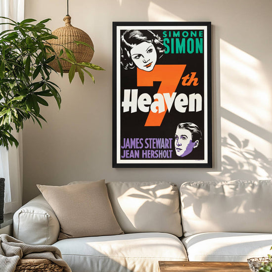 "Seventh Heaven" (1937) Framed Movie Poster