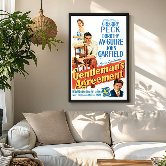 "Gentleman's Agreement" (1947) Framed Movie Poster