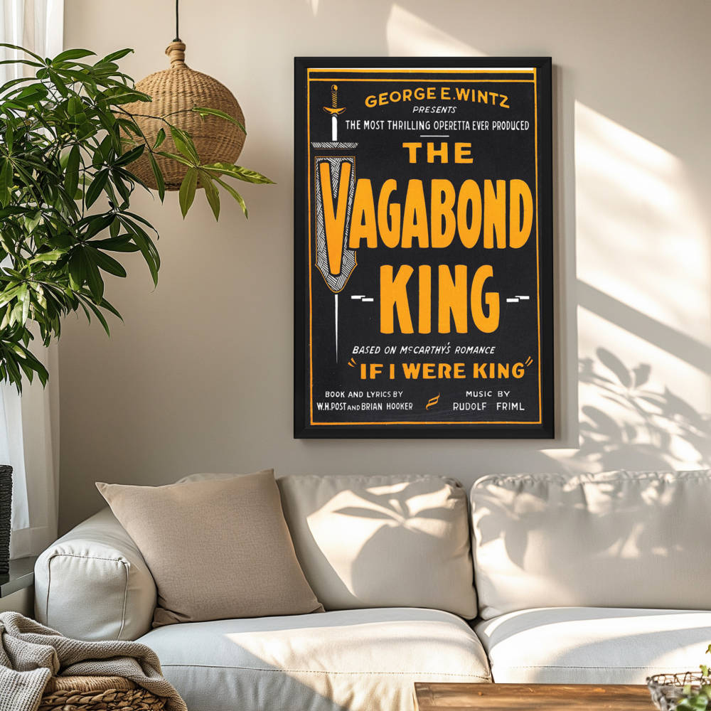 "Vagabond King" (1930) Framed Movie Poster