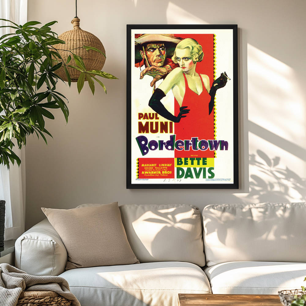 "Bordertown" (1935) Framed Movie Poster