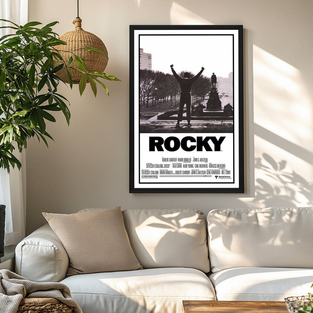 "Rocky" (1976) Framed Movie Poster