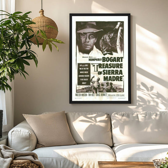 "Treasure of the Sierra Madre" (1948) Framed Movie Poster