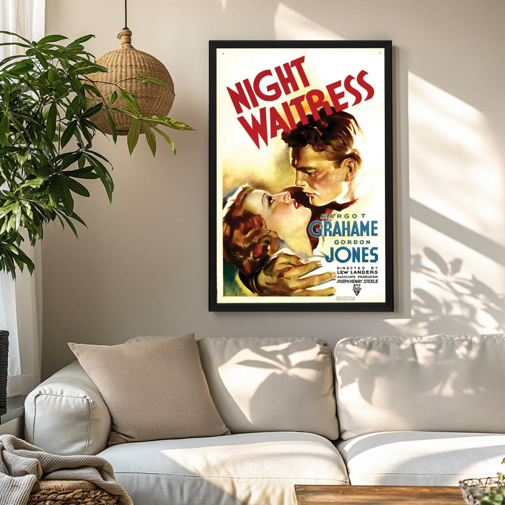 "Night Waitress" (1936) Framed Movie Poster