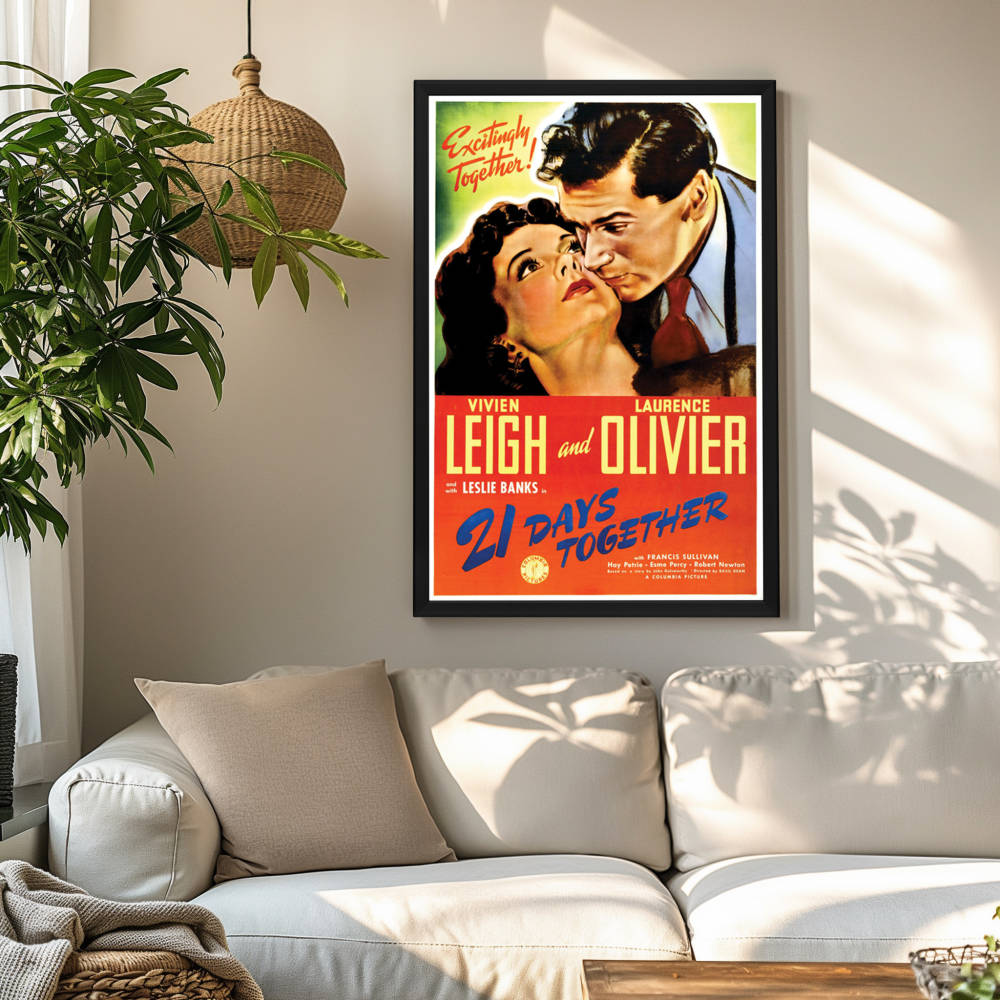 "21 Days Together" (1940) Framed Movie Poster