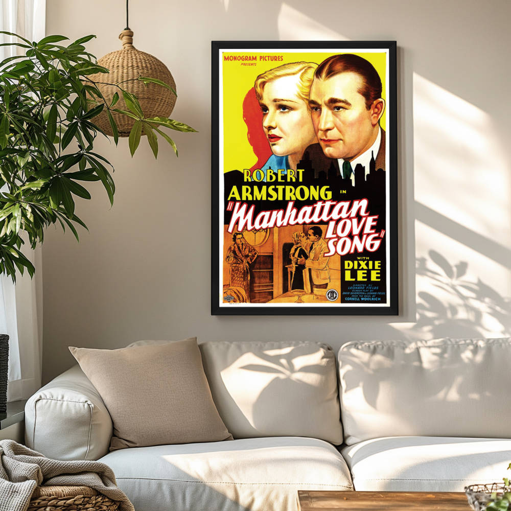 "Manhattan Love Song" (1934) Framed Movie Poster