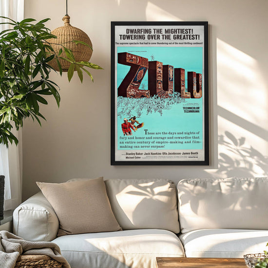 "Zulu" (1964) Framed Movie Poster