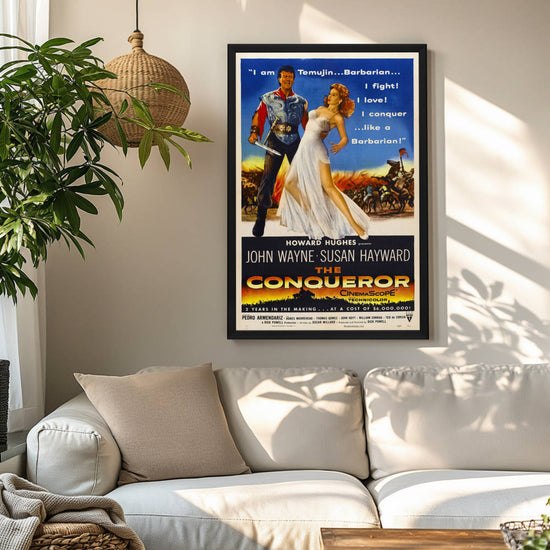 "Conqueror" (1956) Framed Movie Poster