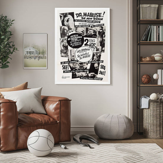 "Terror Of Dr. Mabuse" (1962) Framed Movie Poster