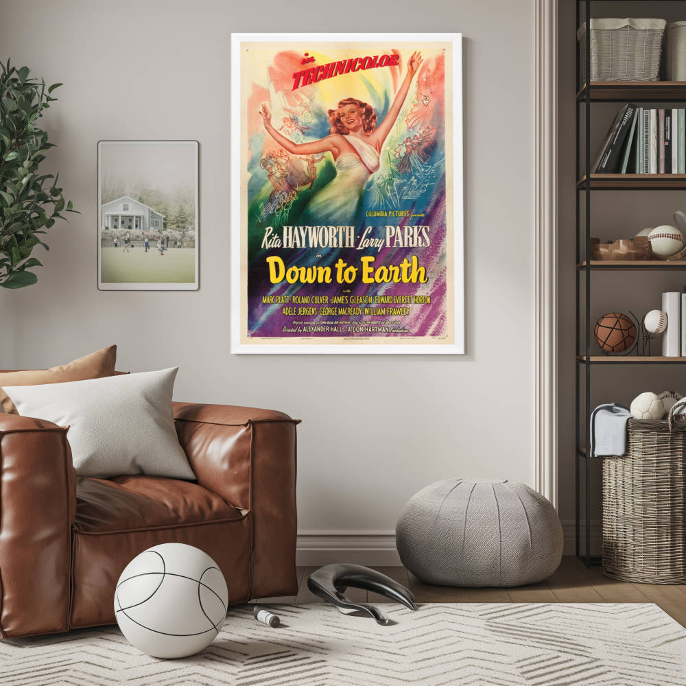 "Down To Earth" (1947) Framed Movie Poster