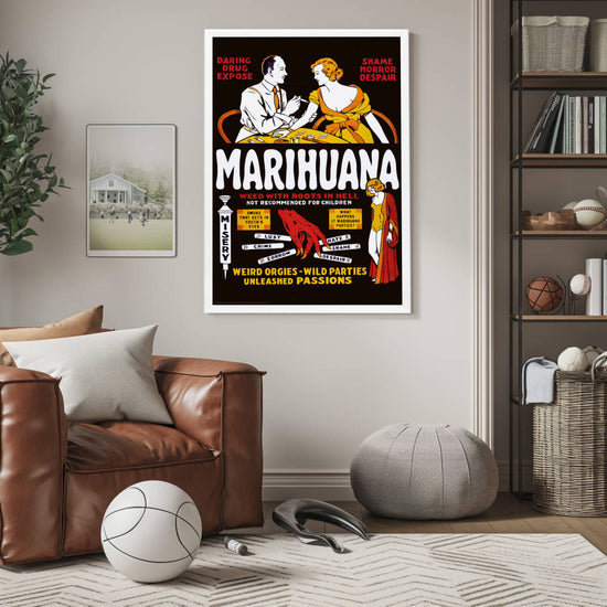 "Marihuana" (1936) Framed Movie Poster