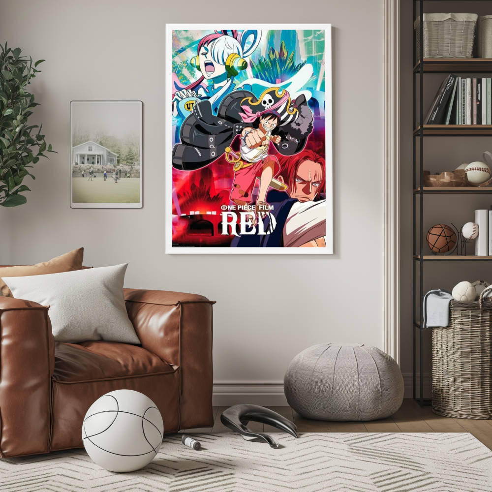 "One Piece Film: Red" Framed Movie Poster