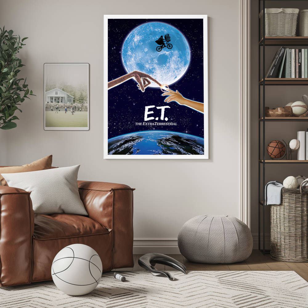 "E.T. The Extra-Terrestrial" (1982) Framed Movie Poster