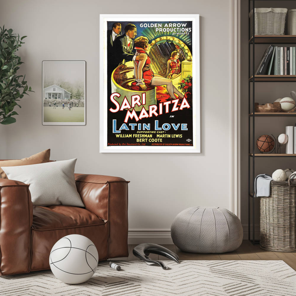 "Latin Love aka Greek Street" (1930) Framed Movie Poster