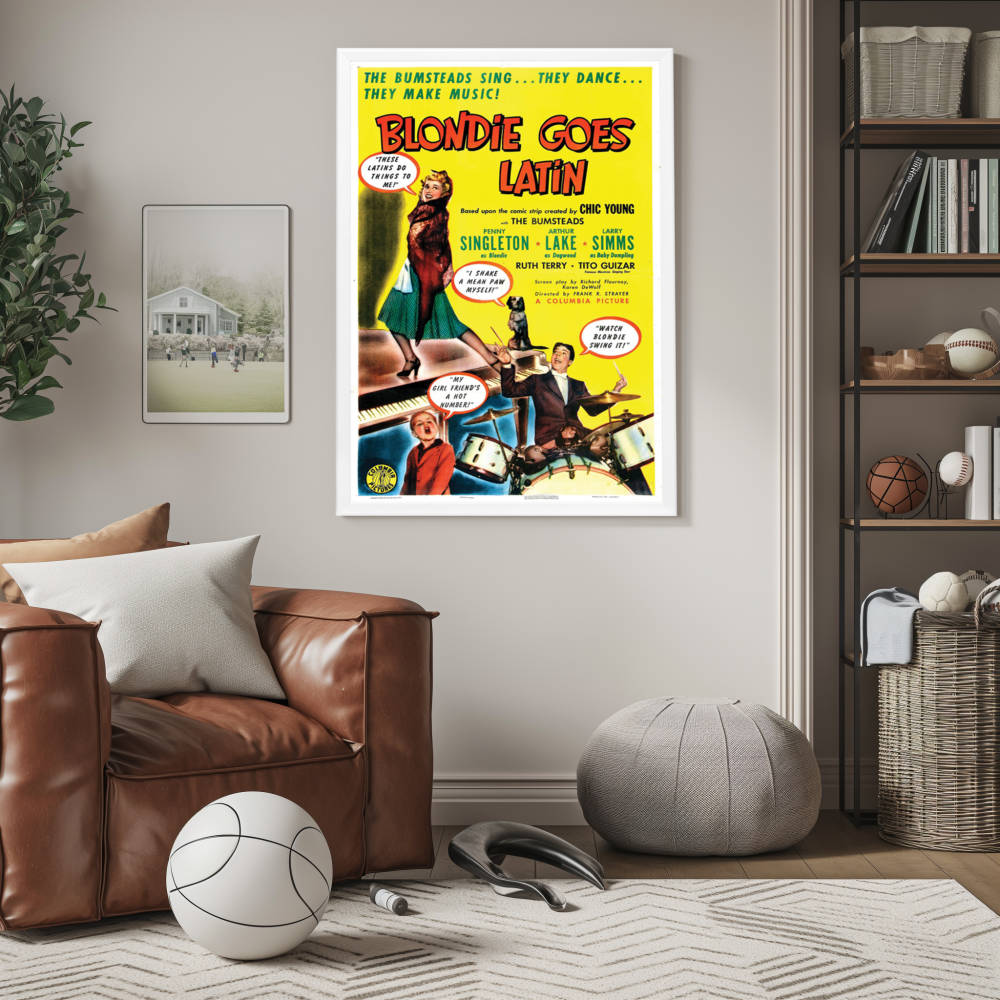 "Blondie Goes Latin" (1941) Framed Movie Poster