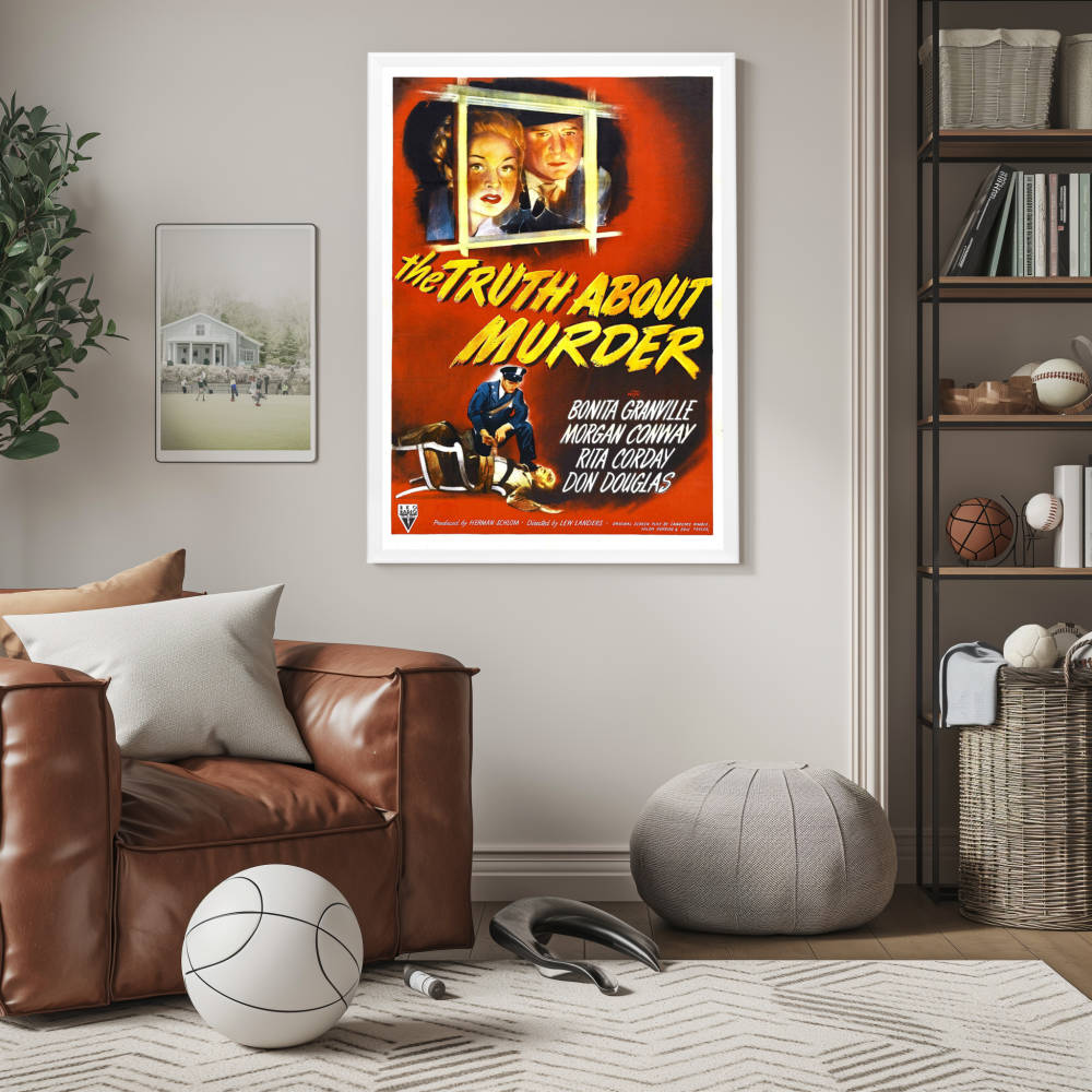 "Truth About Murder" (1946) Framed Movie Poster