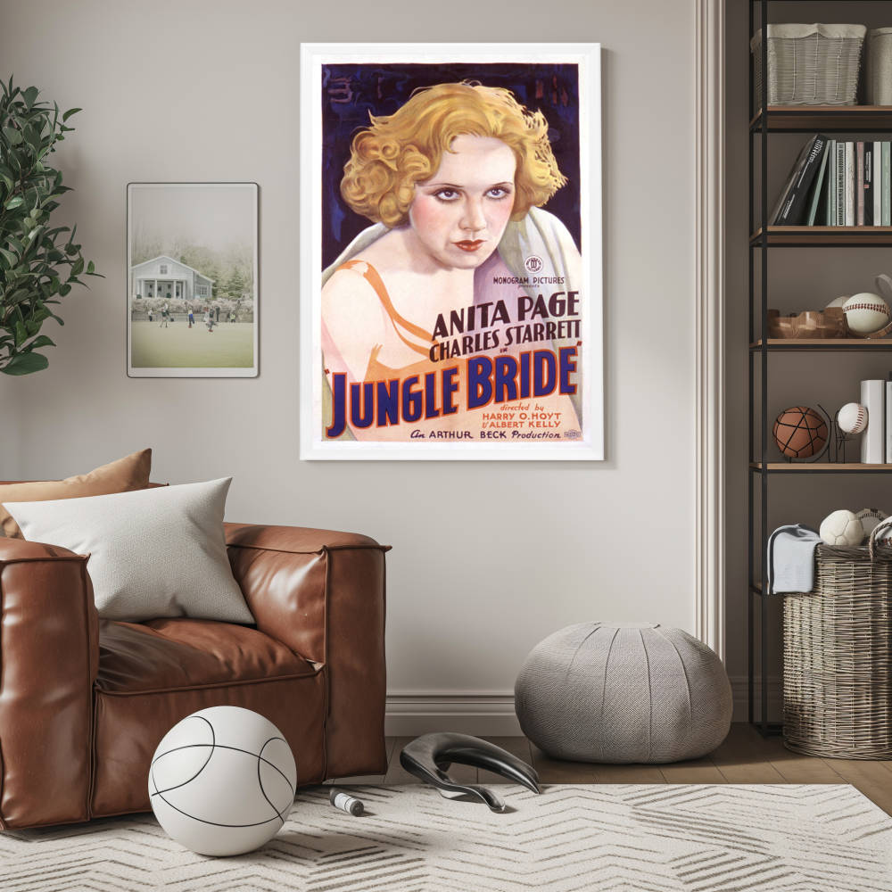 "Jungle Bride" (1933) Framed Movie Poster