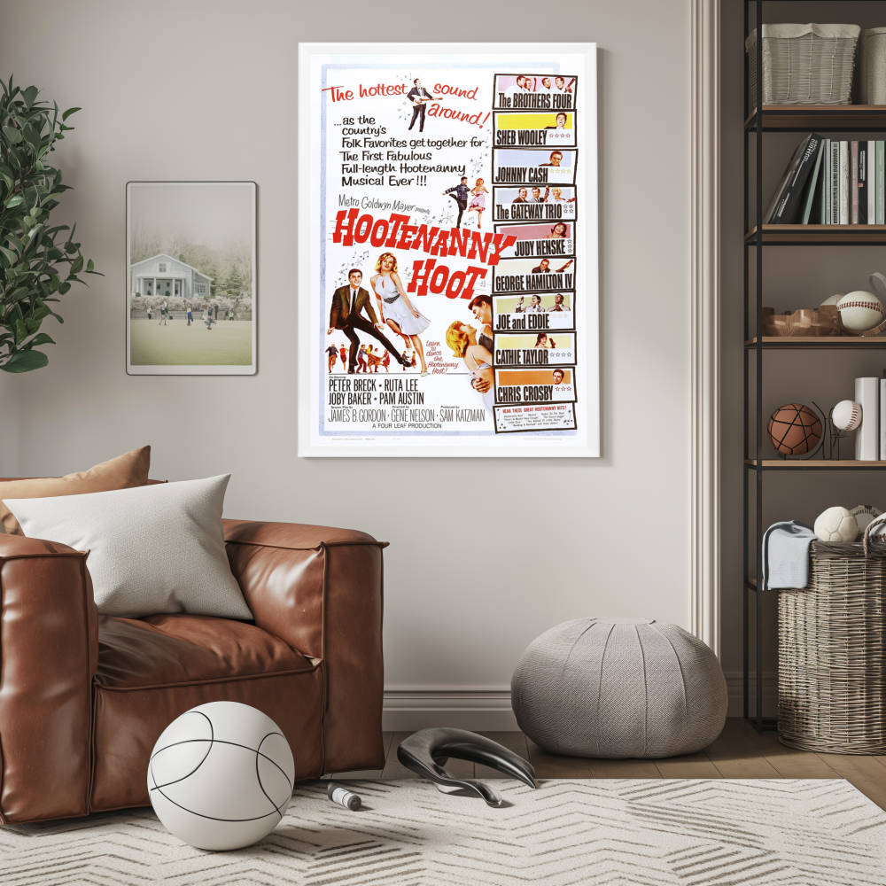 "Hootenanny Hoot" (1963) Framed Movie Poster