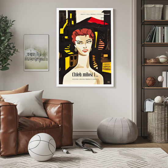 "Scandal In Sorrento (Polish)" (1955) Framed Movie Poster