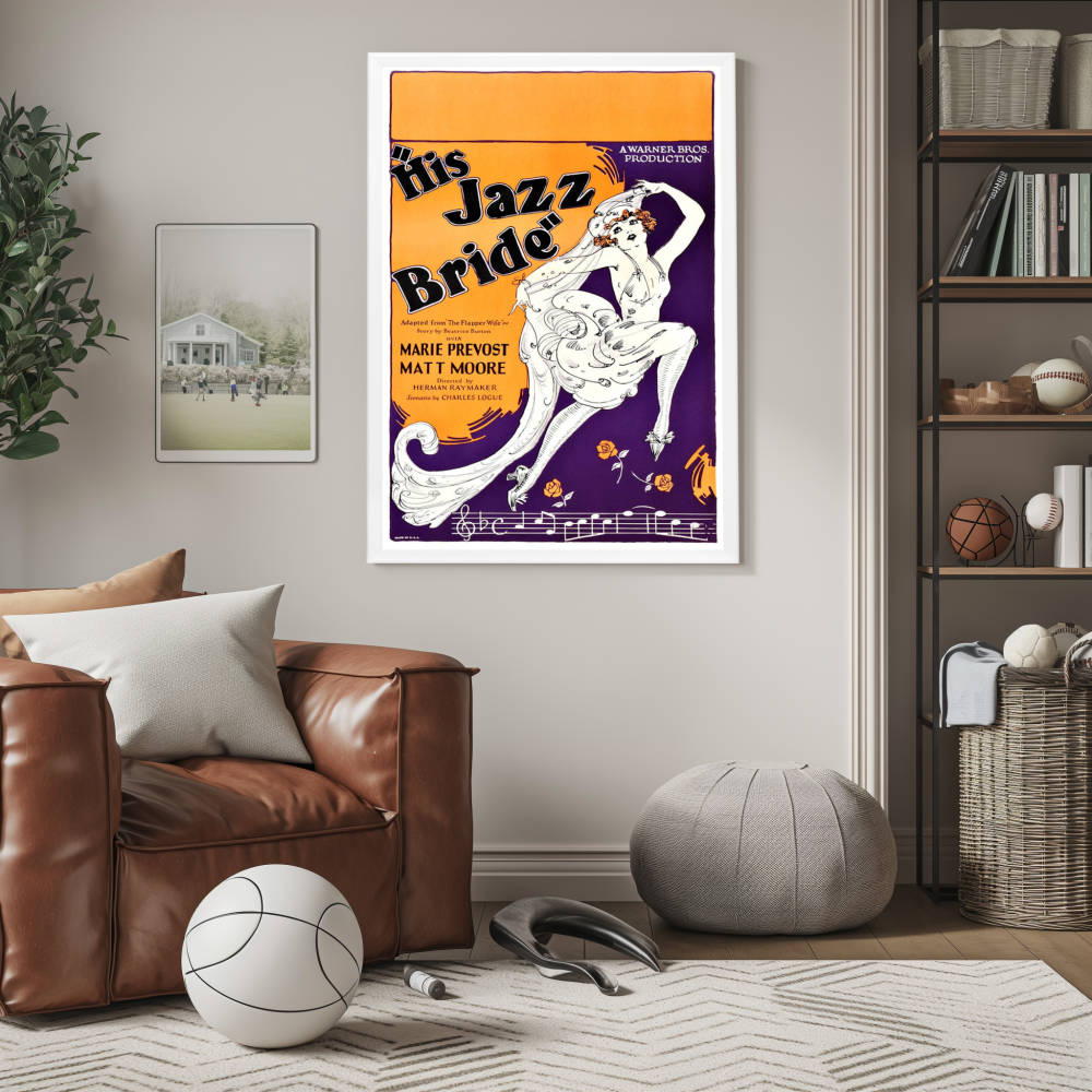 "His Jazz Bride" (1926) Framed Movie Poster